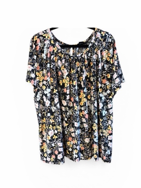 Liz Claiborne Tops - Liz Claiborne Career Woman Floral Short Sleeve Blouse NWT